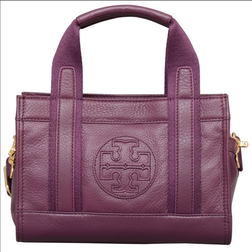 Tory Burch Tiny Tory Tote true violet